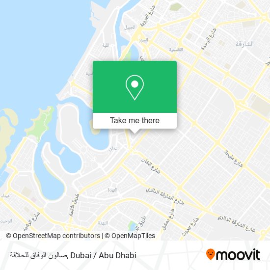 صالون الوفاق للحلاقة map