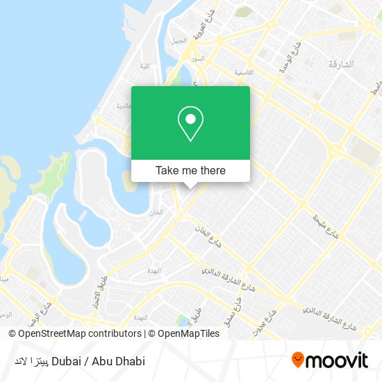بيتزا لاند map