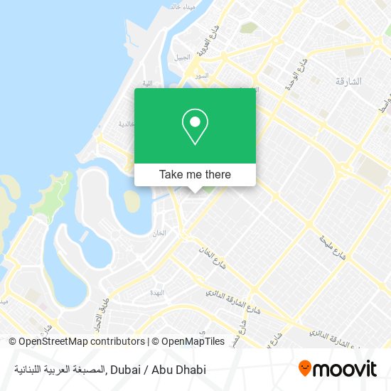 المصبغة العربية اللبنانية map