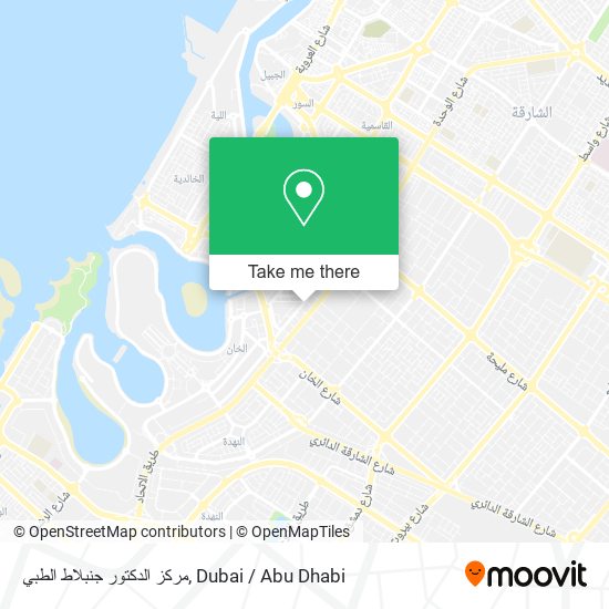 مركز الدكتور جنبلاط الطبي map