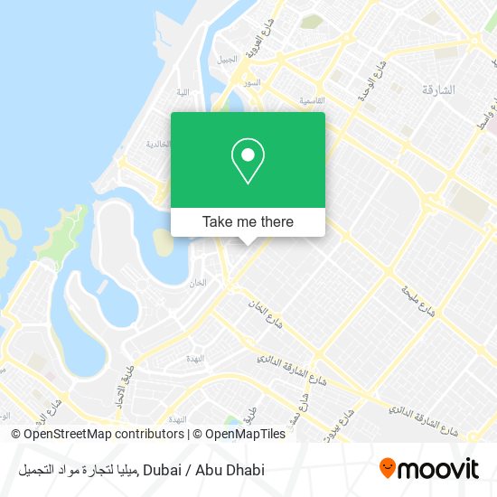 ميليا لتجارة مواد التجميل map