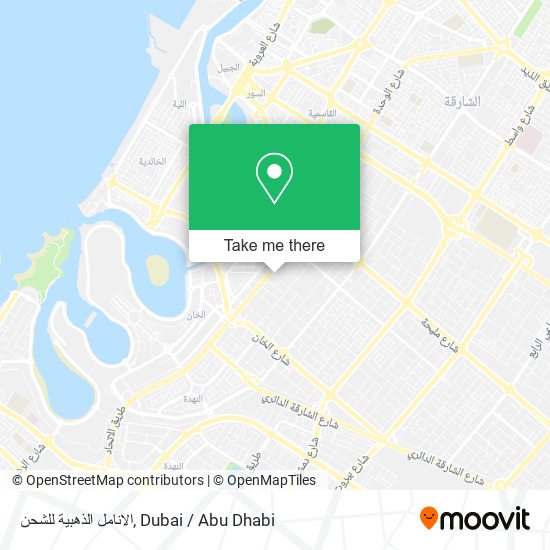 الانامل الذهبية للشحن map