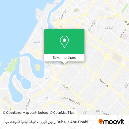 رئيس الوزراء اللياقة البدنية السيدات جيم map