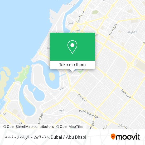 علاء الدين صافي لتجاره العامه map