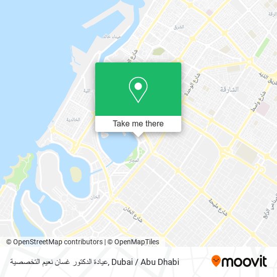 عيادة الدكتور غسان نعيم التخصصية map