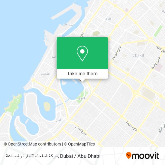 شركة البطحاء للتجارة والصناعة map