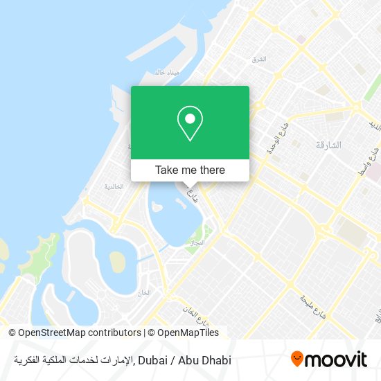 الإمارات لخدمات الملكية الفكرية map