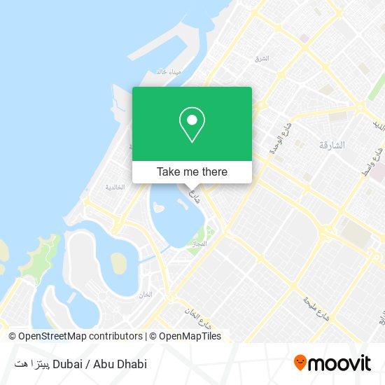 بيتزا هت map