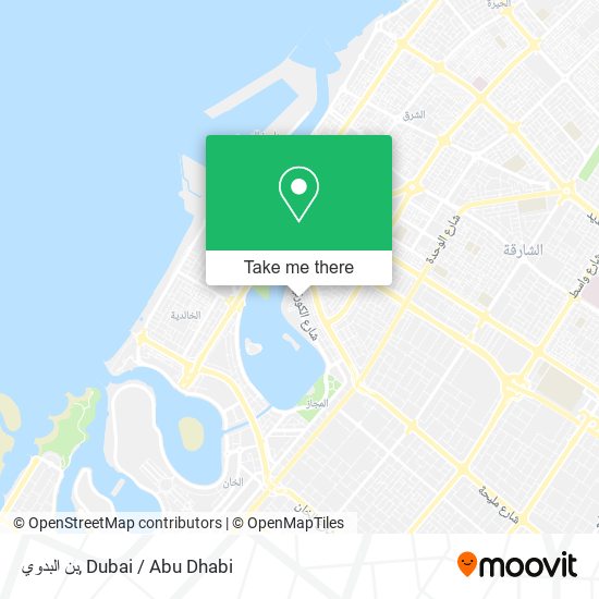 بن البدوي map