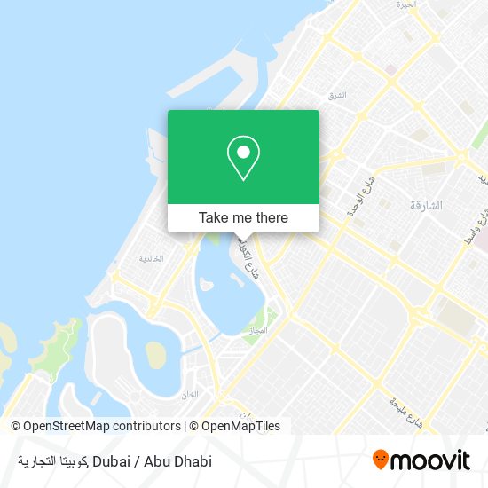 كوبيتا التجارية map