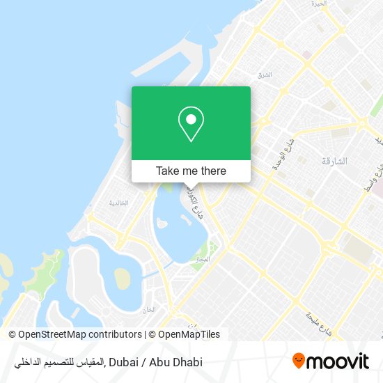 المقياس للتصميم الداخلي map