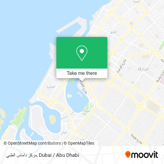 مركز داماس الطبي map