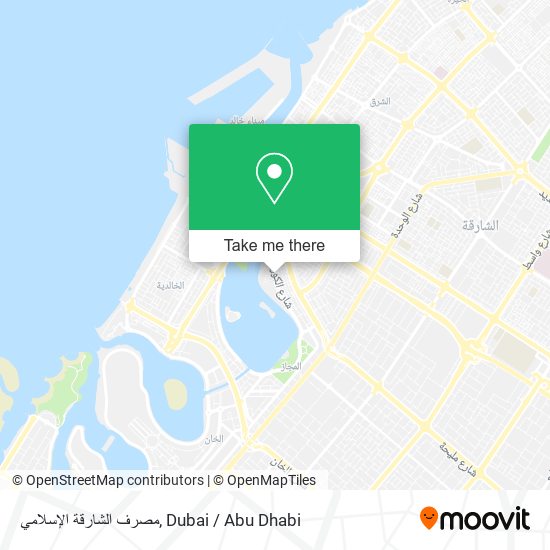 مصرف الشارقة الإسلامي map