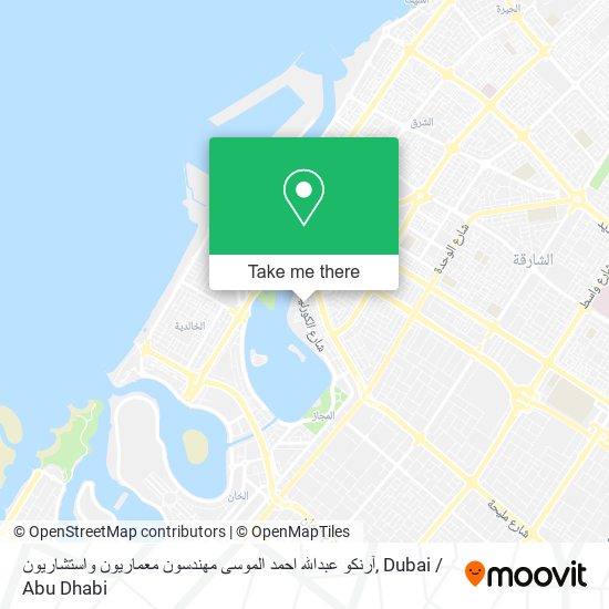 آرنكو عبدالله احمد الموسى مهندسون معماريون واستشاريون map