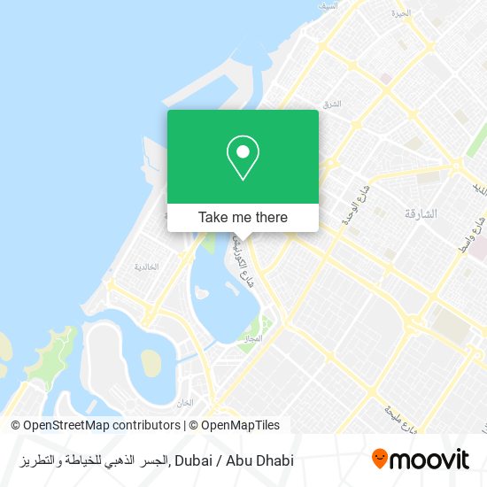 الجسر الذهبي للخياطة والتطريز map