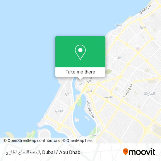 اليمامة للدجاج الطازج map