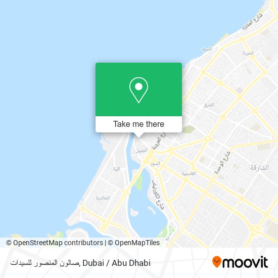 صالون المنصور للسيدات map