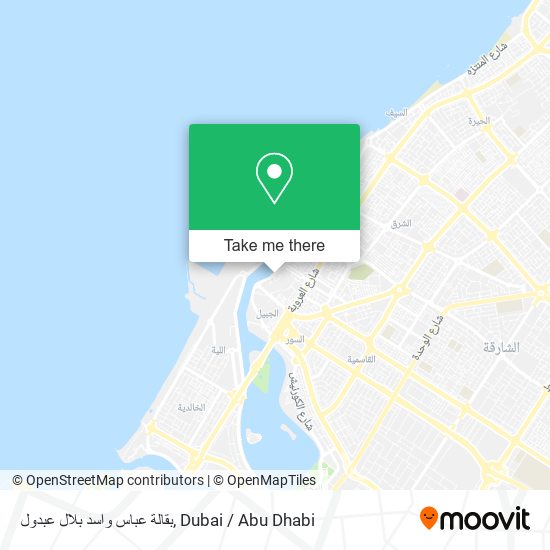 بقالة عباس واسد بلال عبدول map