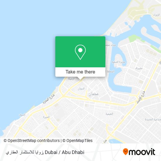 زوايا للاستثمار العقاري map