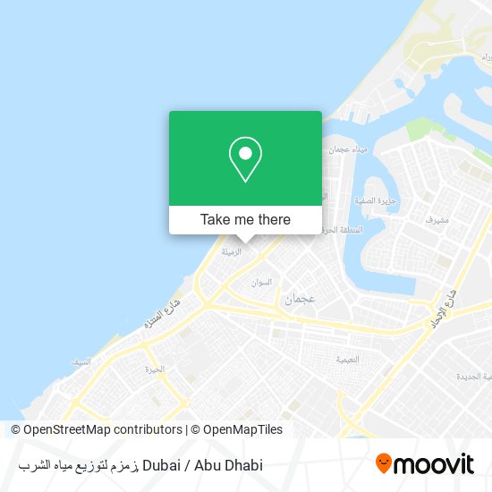 زمزم لتوزيع مياه الشرب map