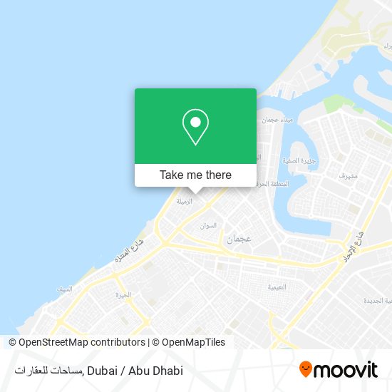 مساحات للعقارات map