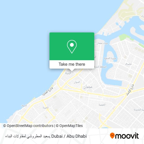 سعيد المطروشي لمقاولات البناء map