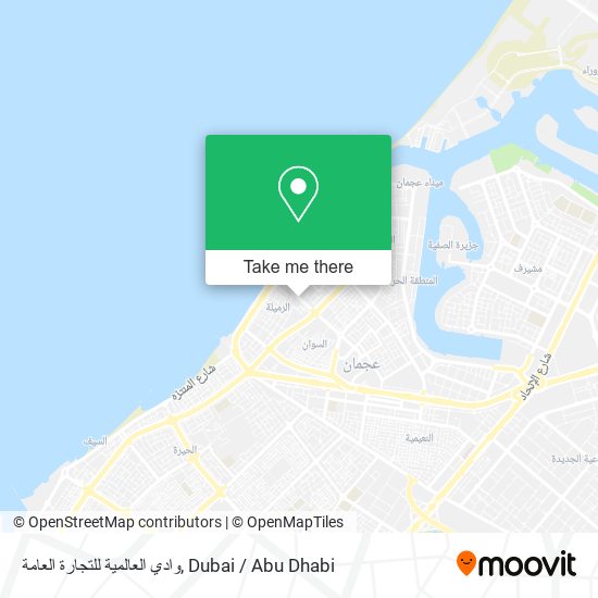 وادي العالمية للتجارة العامة map