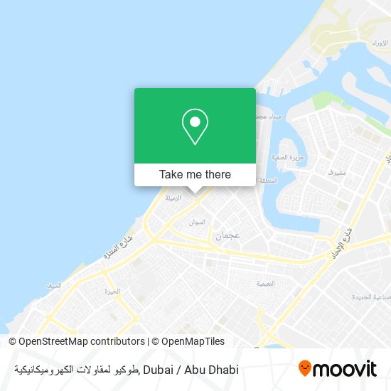 طوكيو لمقاولات الكهروميكانيكية map