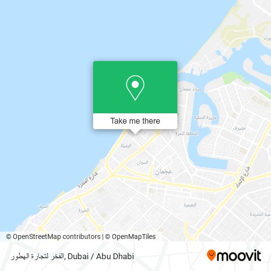 الفخر لتجارة الهطور map