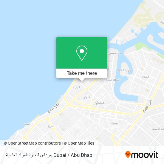 مرداس لتجارة المواد الغذائية map