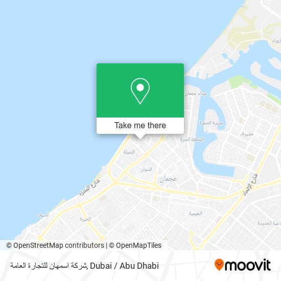 شركة اسمهان للتجارة العامة map