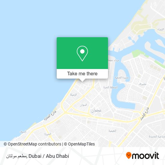 مطعم مولتان map