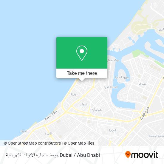 يوسف لتجارة الادوات الكهربائية map