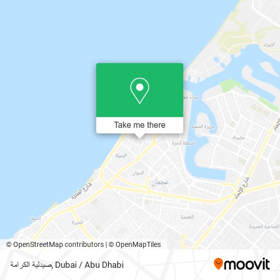 صيدلية الكرامة map