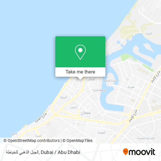 الجبل الذهبي للخياطة map