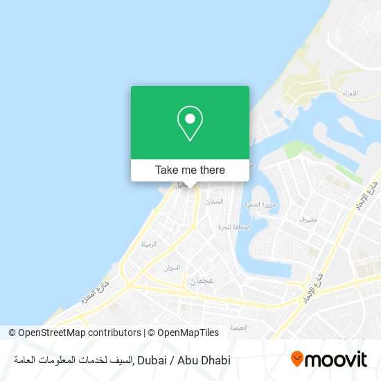 السيف لخدمات المعلومات العامة map