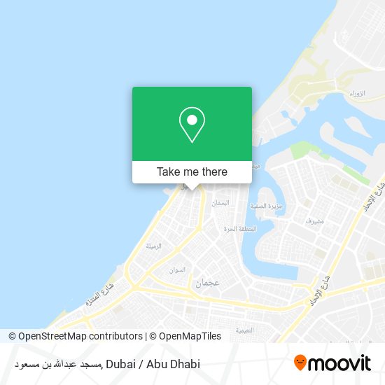 مسجد عبدالله بن مسعود map