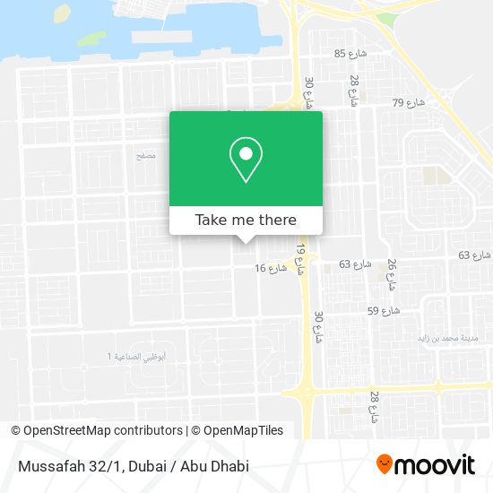 Mussafah 32/1 map