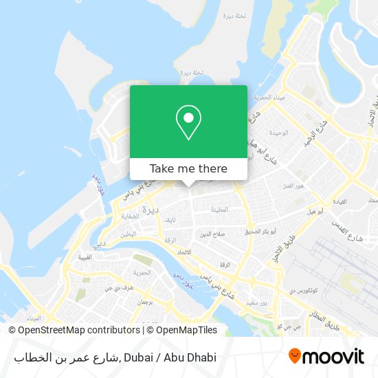 شارع عمر بن الخطاب map