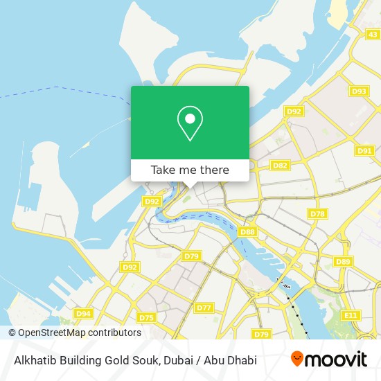 Alkhatib Building Gold Souk map