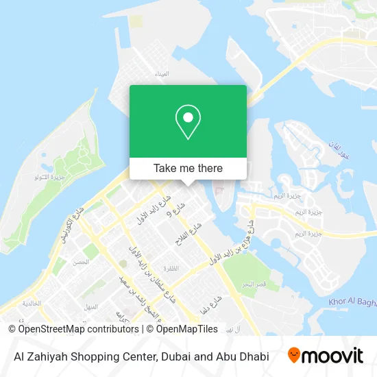 Al Zahiyah Shopping Center map