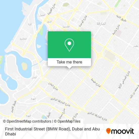 First Industrial Street (BMW Road) map