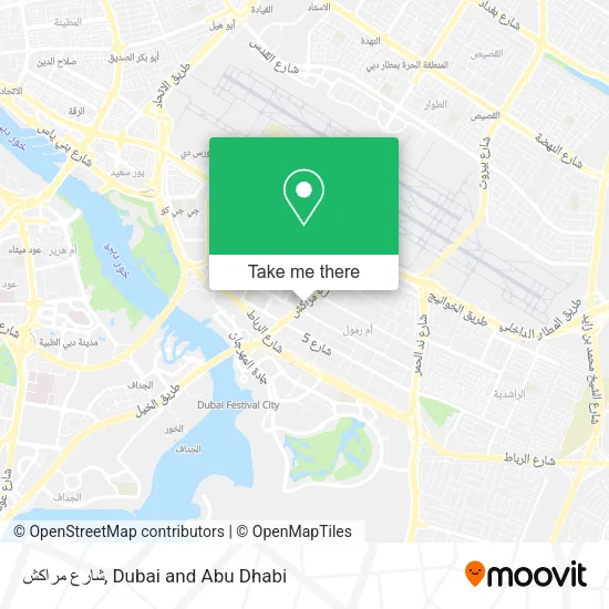 شارع مراكش map