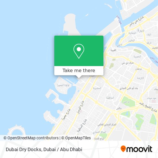 Dubai Dry Docks map