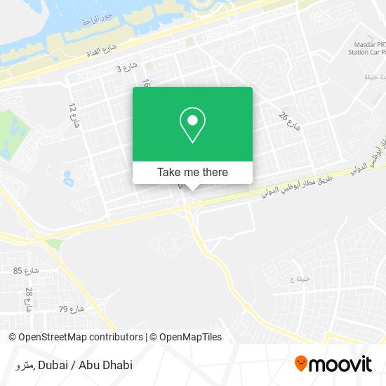 مترو map