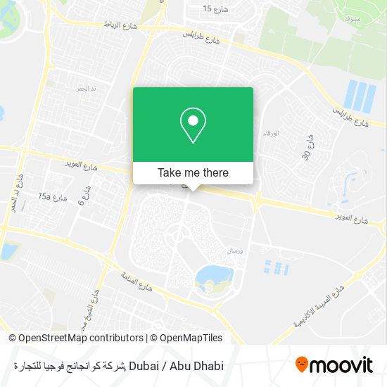 شركة كوانجانج فوجيا للتجارة map