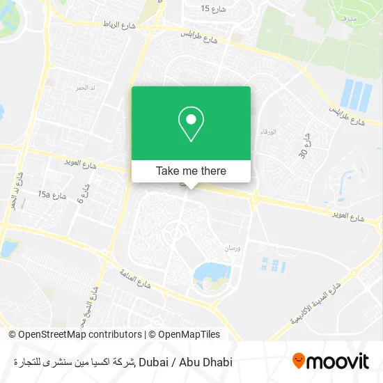 شركة اكسيا مين سنشرى للتجارة map