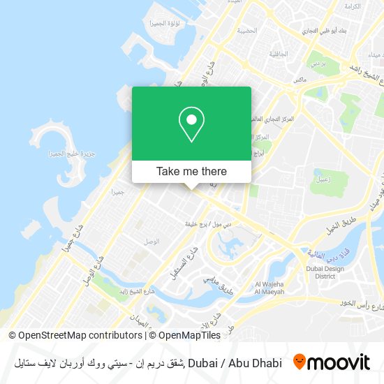 شقق دريم إن - سيتي ووك أوربان لايف ستايل map