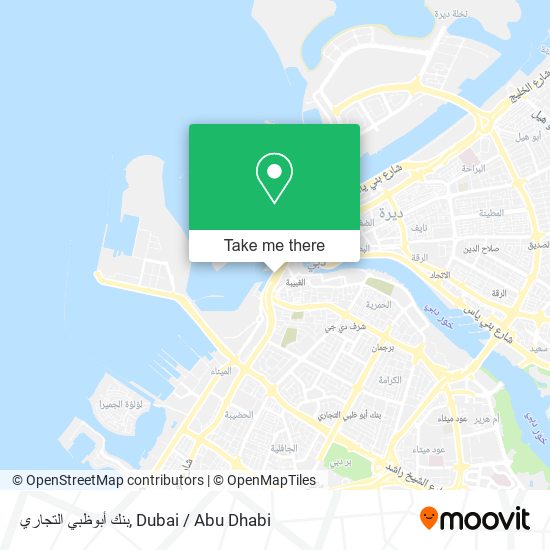 بنك أبوظبي التجاري map