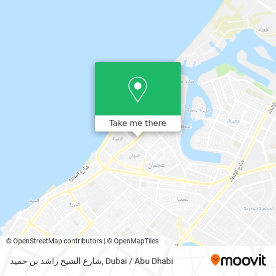 شارع الشيخ راشد بن حميد map